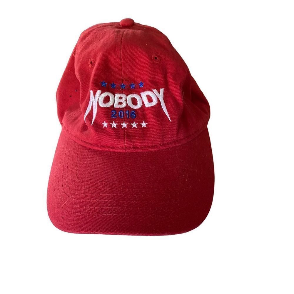 Nobody for president 2016 red men’s baseball cap
